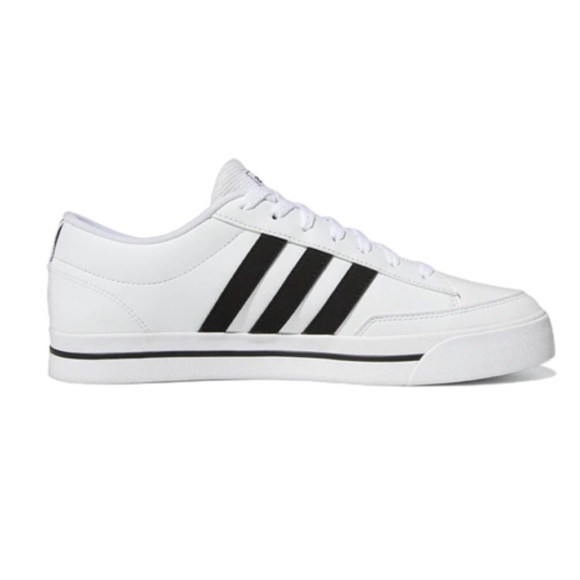 Adidas (Retrovulc) Athletic Shoes White Black Mens Sizes 9/9.5/10 New (GW8373) - Picture 2 of 8